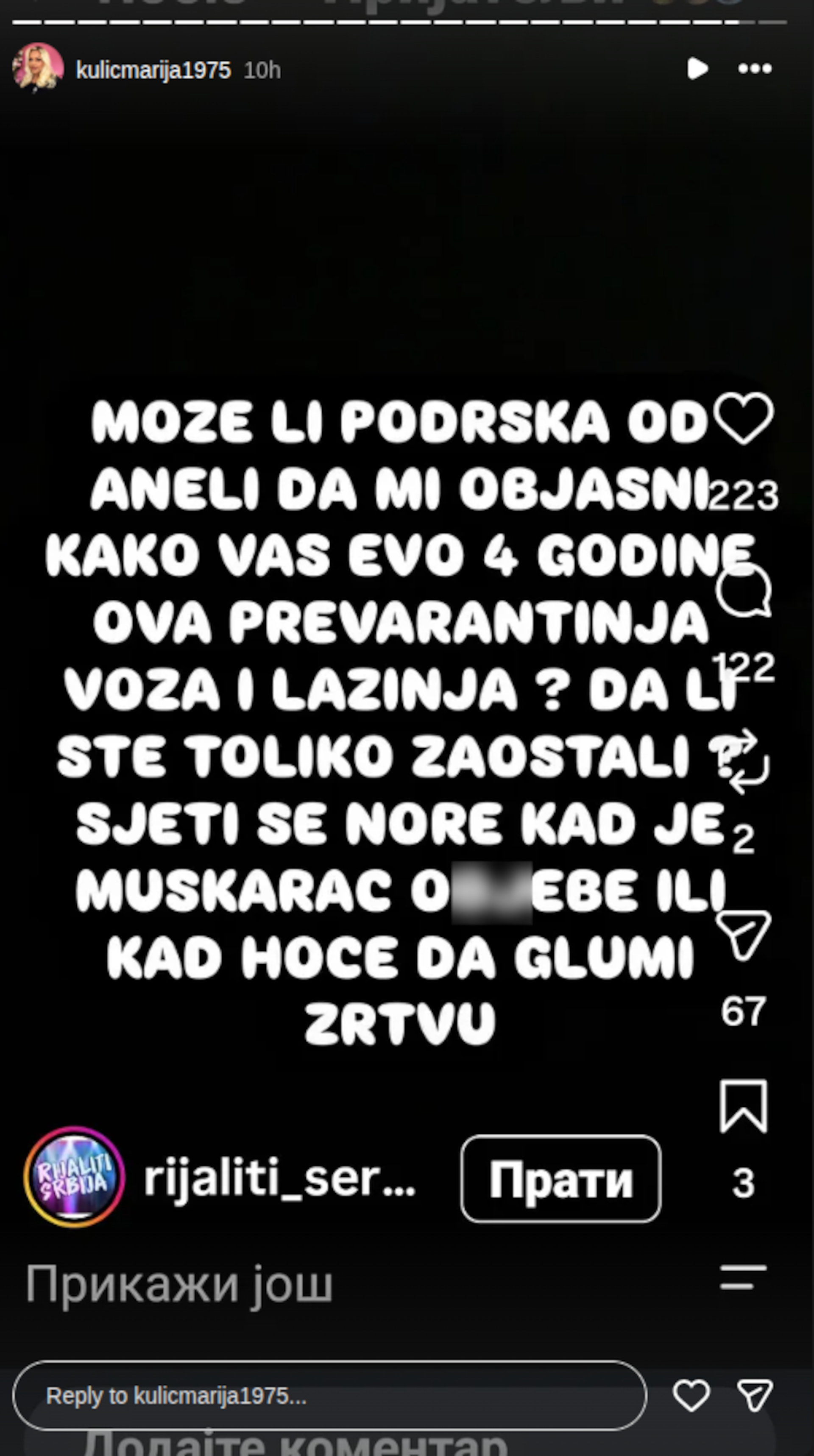 Marija Kulić krenula u žestok obračun sa Filipom Carem: Dok Miljana moli za pomirenje, majka ga urnisala, pa najavila novu tužbu!
