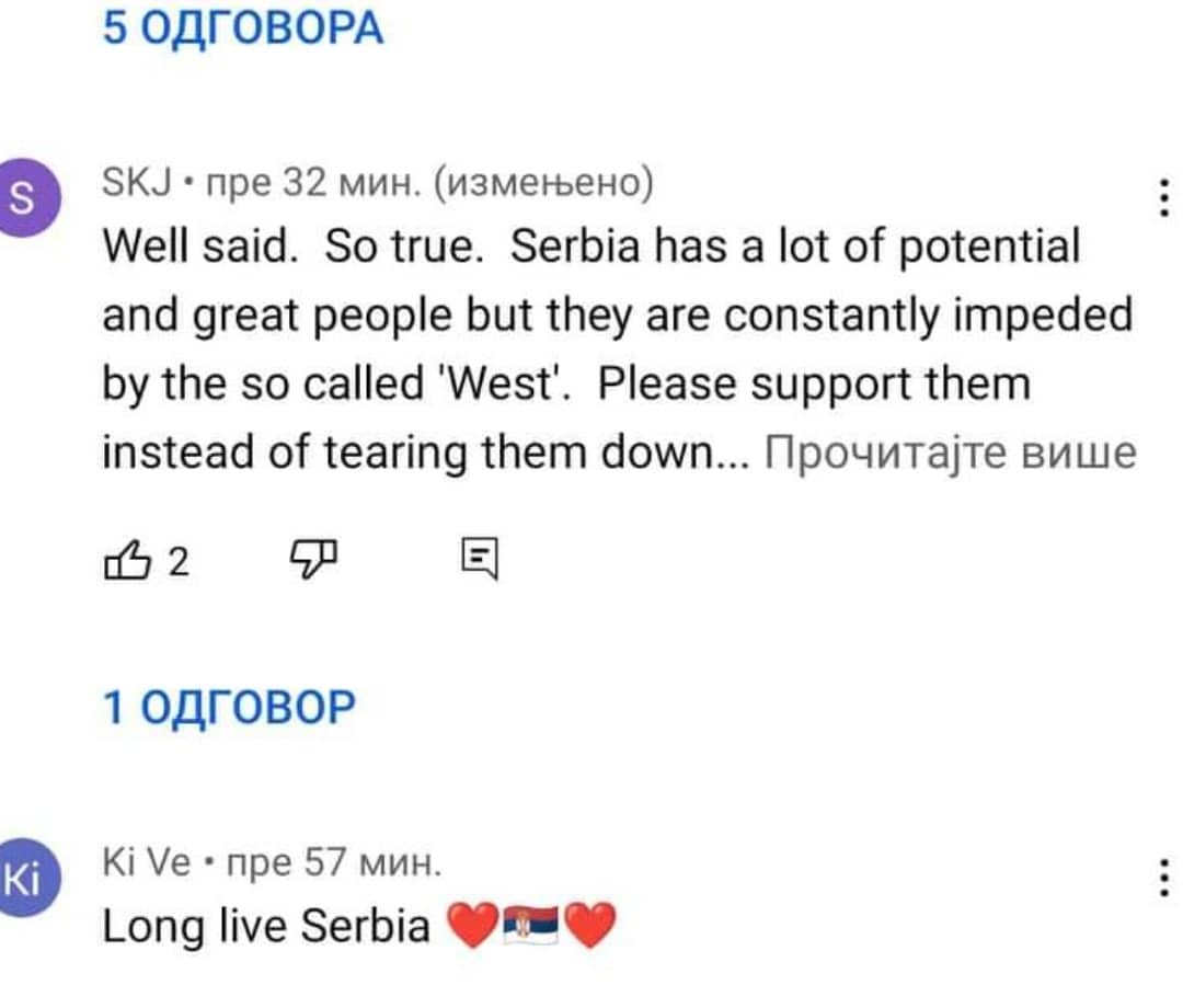 Komentari na Vučićev govor
