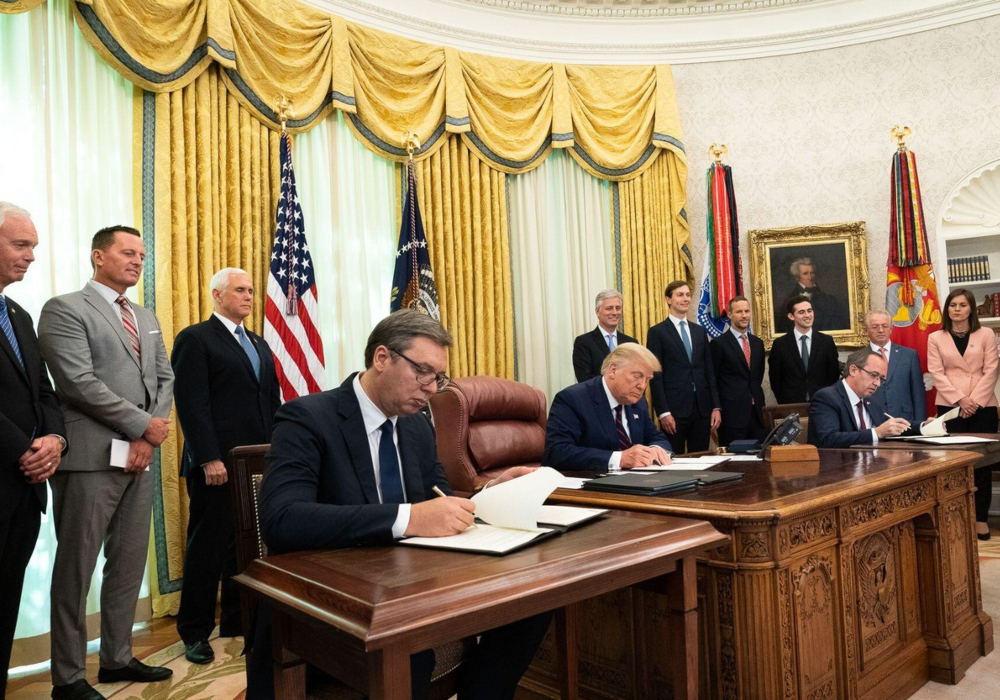 Potpisivanje Vašingtonskog sporazuma