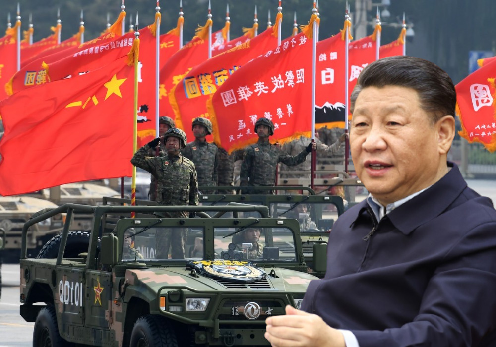 Si Đinping, kineska vojska