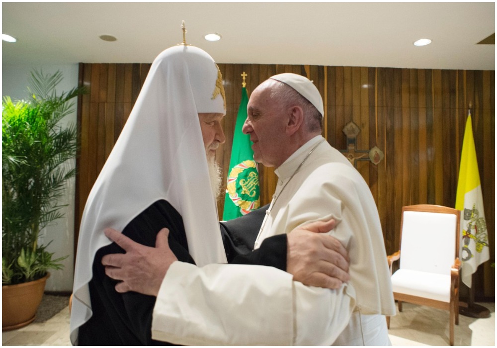 Patrijarh Kiril i papa Franja
