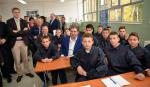 Aleksandar Vučić u poseti Tehničkoj školi u Vlasotincu