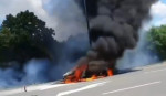 požar na auto-putu