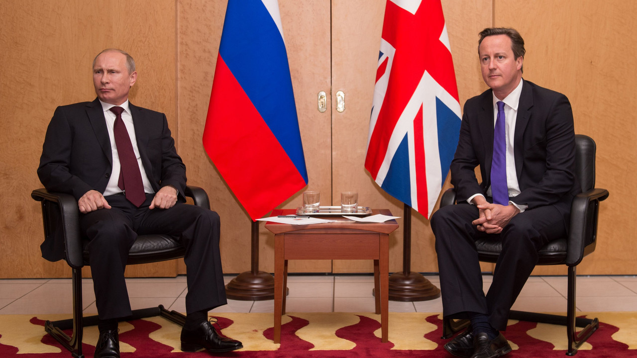 Vladimir Putin i Dejvid Kameron
