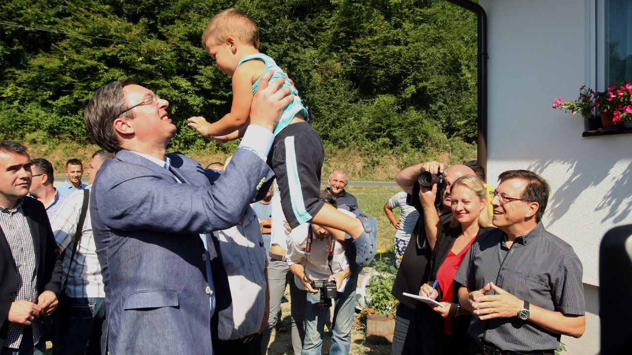 Aleksandar Vučić u Krupnju