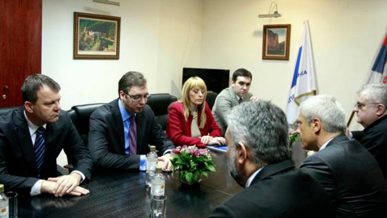 Sastanak Aleksandra Vučića i Borisa Tadića