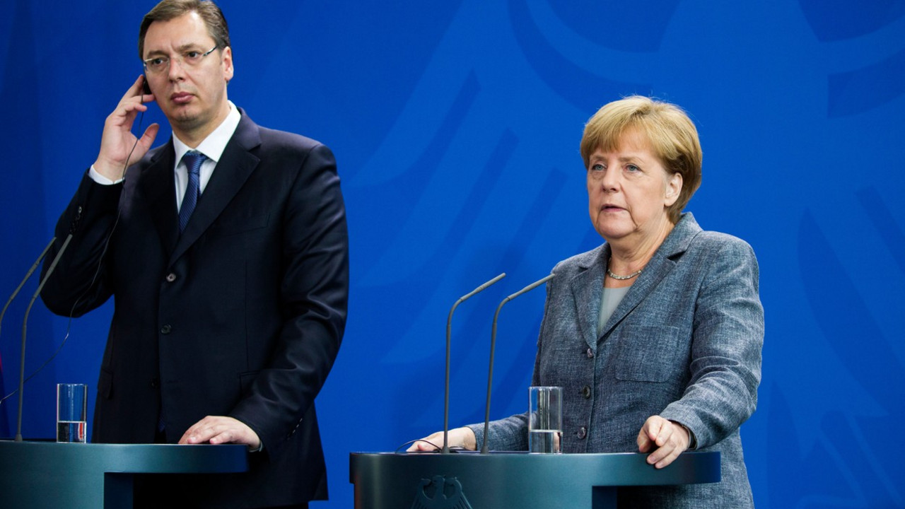Aleksandar Vučić i Angela Merkel