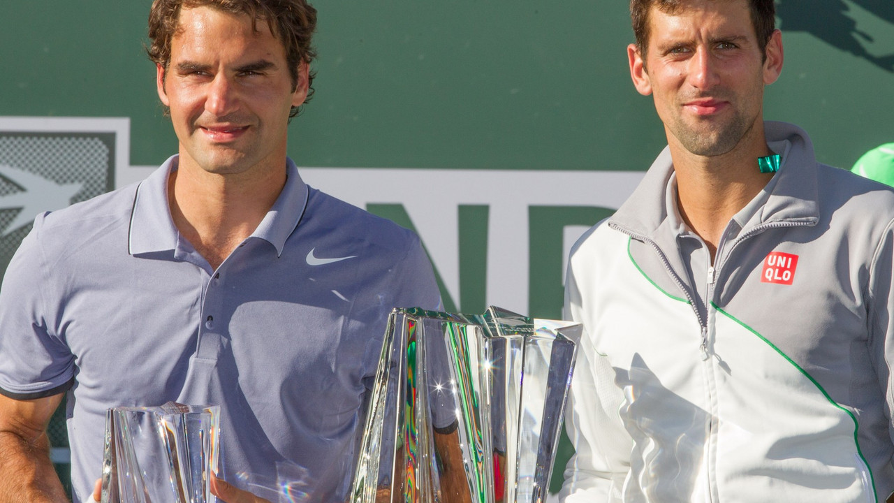 Novak Đoković i Rodžer Federer na Indijan Velsu