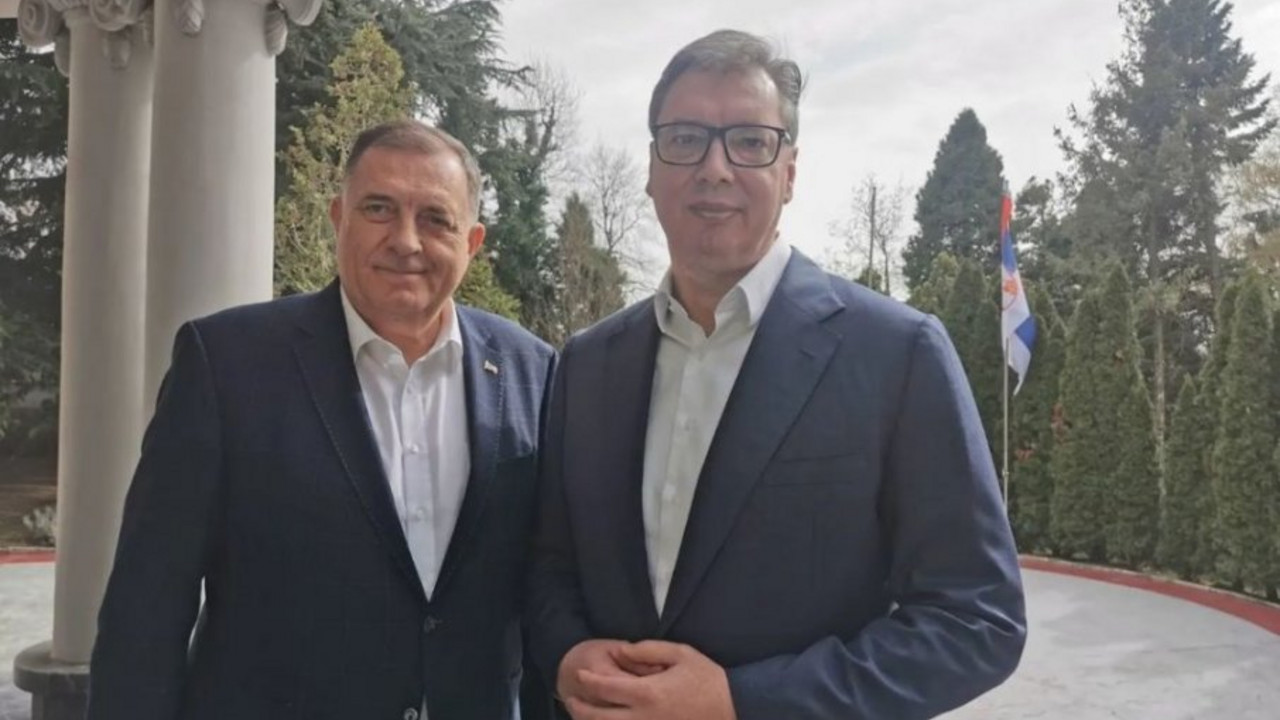 Aleksandar Vučić i Milorad Dodik