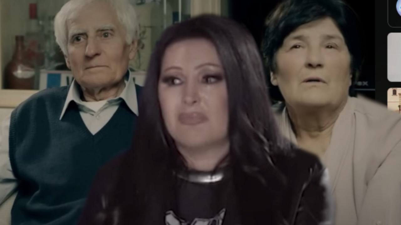 Dragana Mirković sa roditeljima