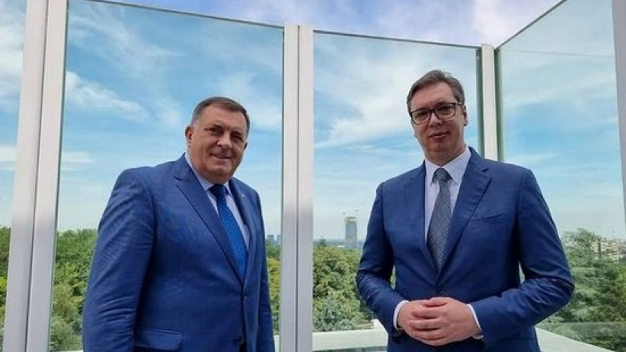 Aleksandar Vučić i Milorad Dodik