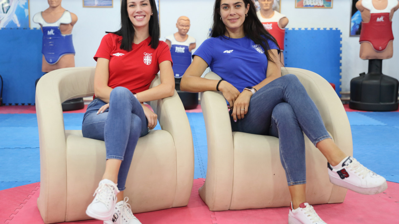 Tijana Bogdanović i Milica Mandić