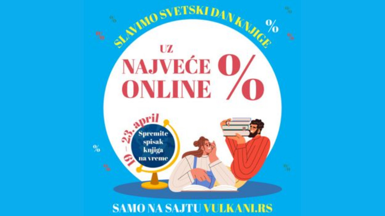 Velika Vulkanova akcija povodom Svetskog dana knjige