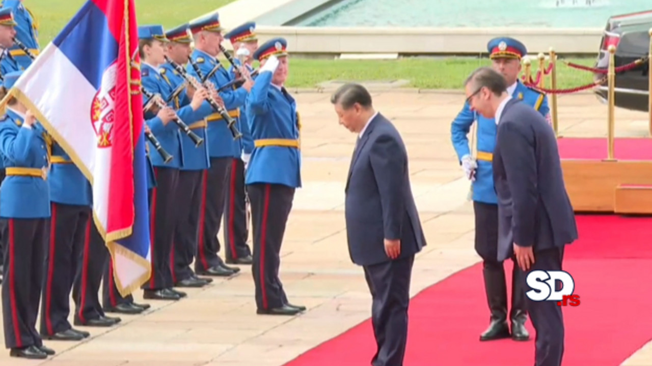 Aleksandar Vučić i Si Đinping