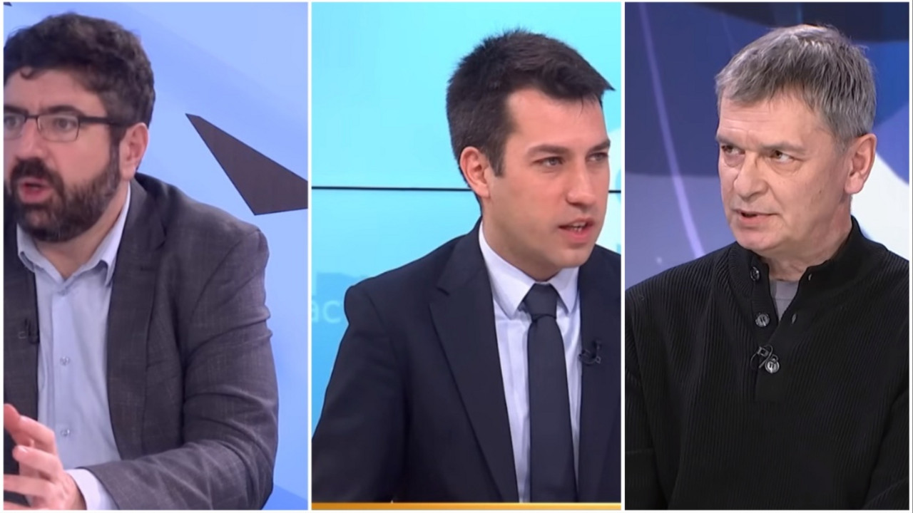 Radomir Lazović, Dobrica Veselinović, Aleksandar Jovanović Ćuta