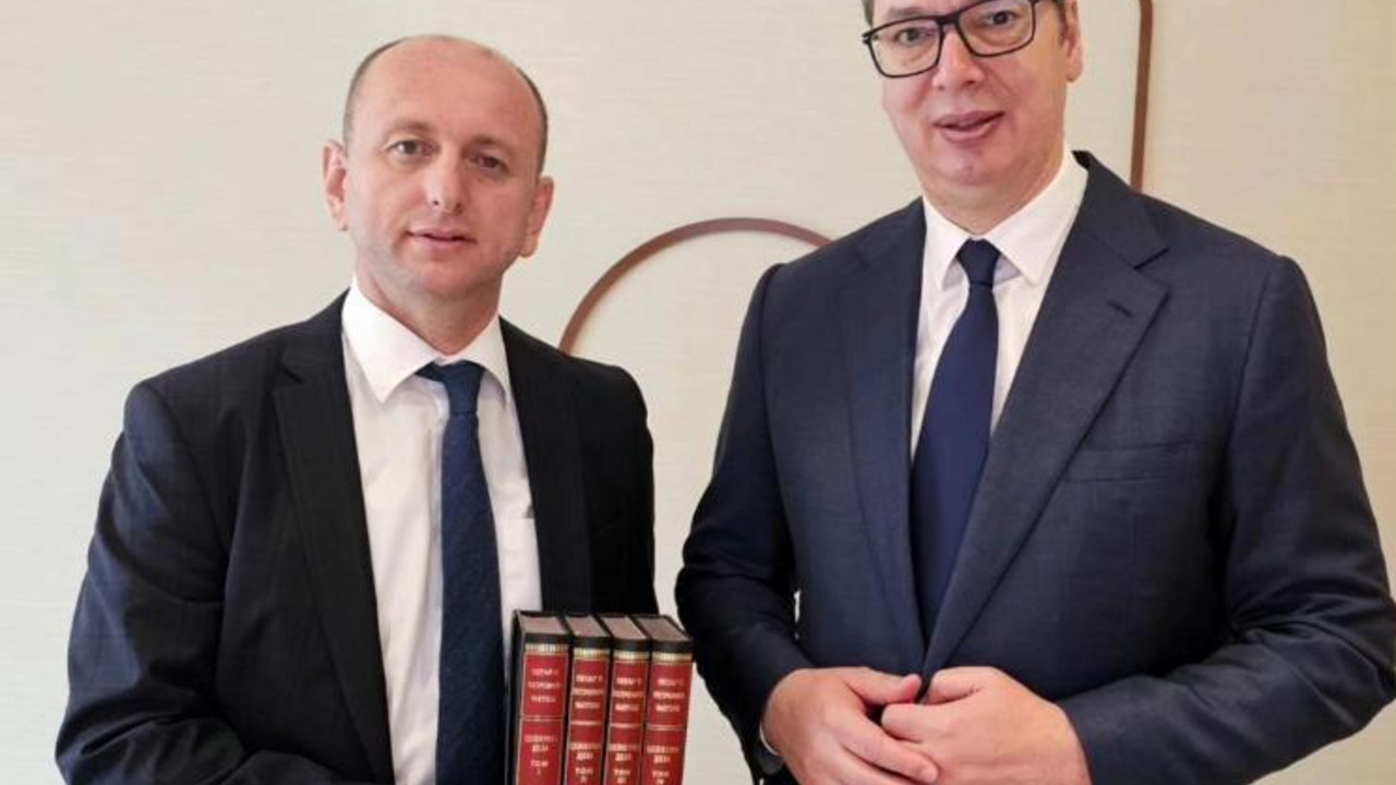 Aleksandar Vučić i Milan Knežević