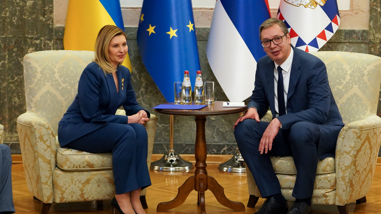 Olena Zelenski i Aleksandar Vučić