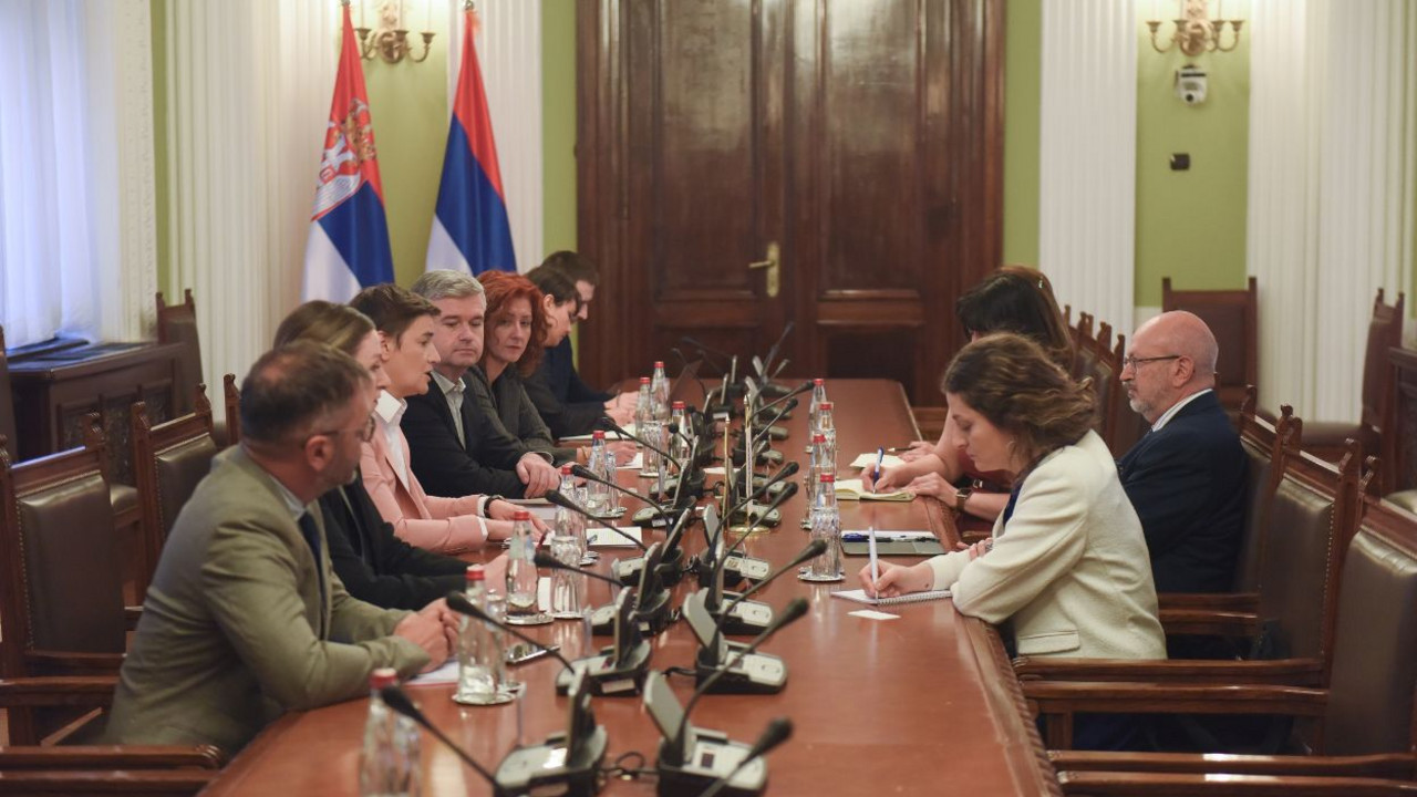 Ana Brnabić i Lamberto Zanijer