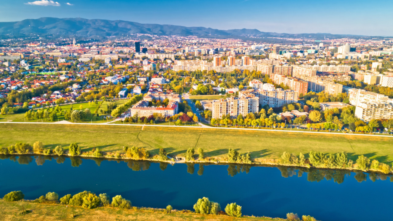 reka Sava u Zagrebu
