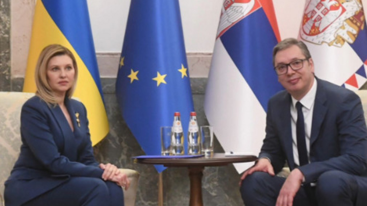 Vučić i Olena Zelenski