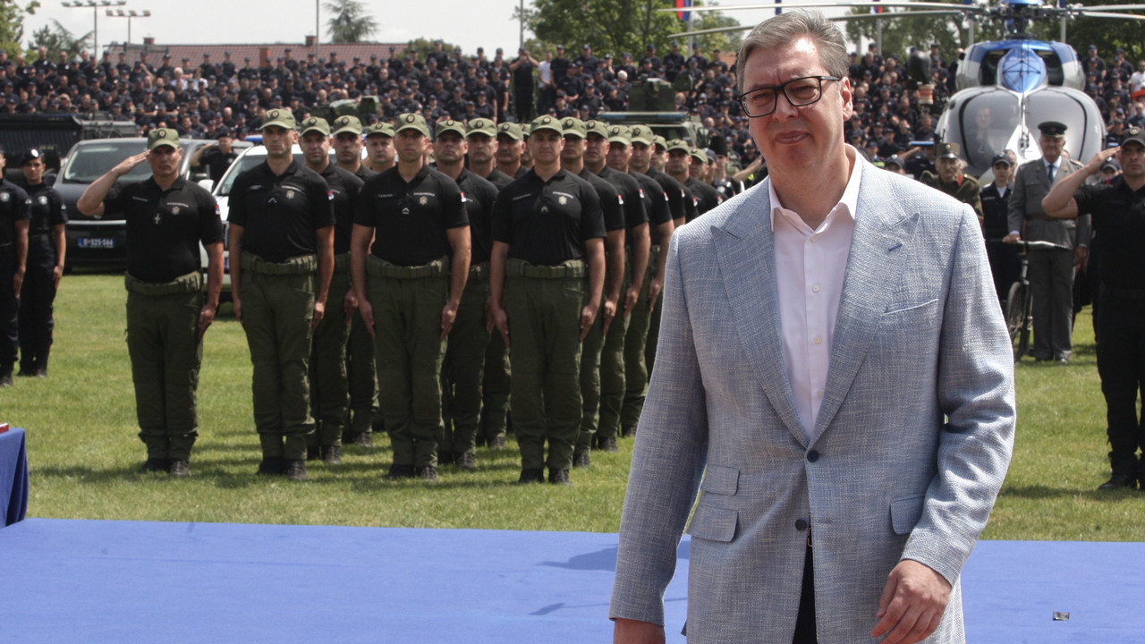 Predsednik Aleksandar Vučić na proslavi Dana policije i MUP-a