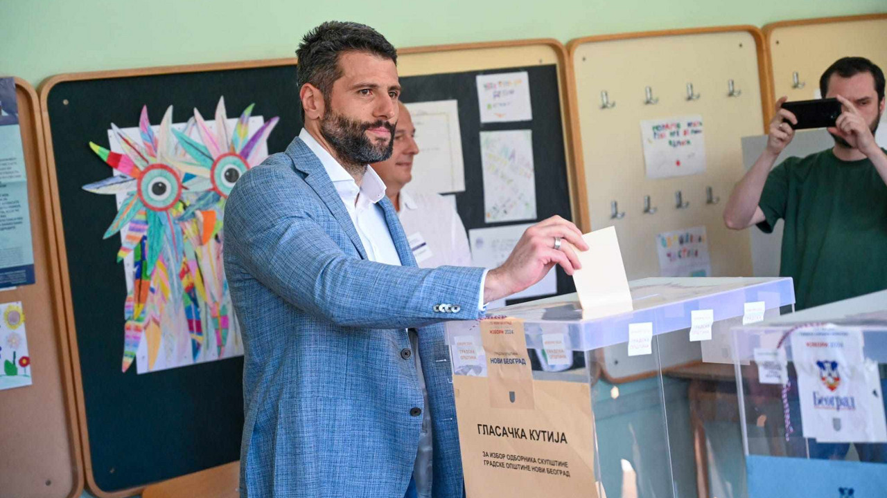 Aleksandar Šapić glasao na Bežaniji