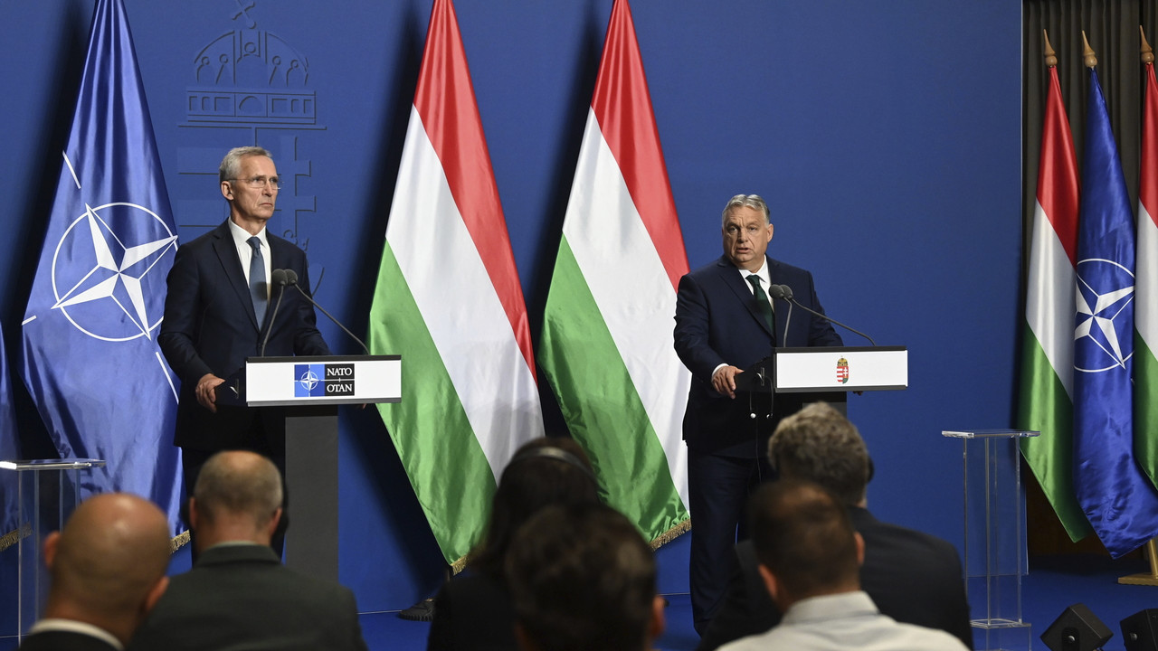 Jens Stoltenberg i Viktor Orban