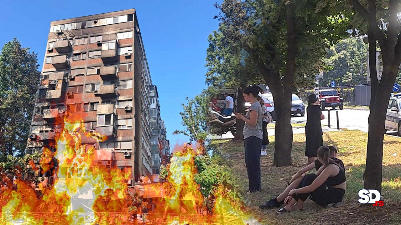 Požar na Novom Beogradu