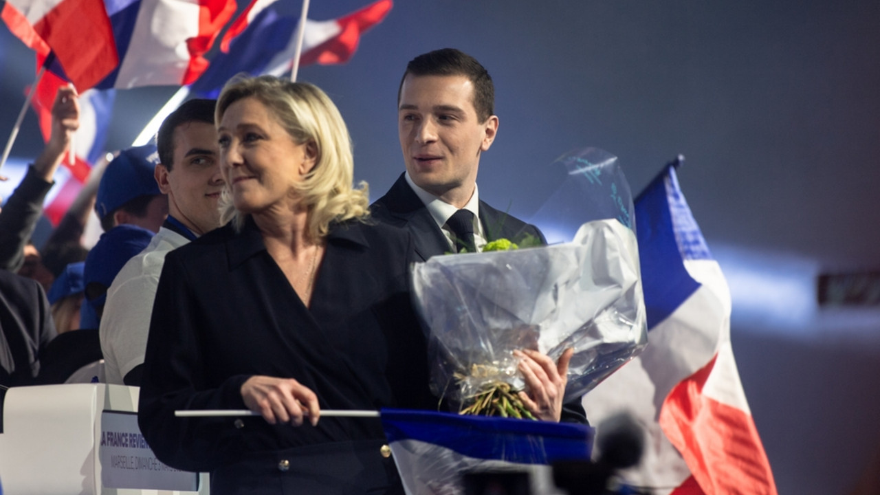 Marin Le Pen i Žordan Bardela
