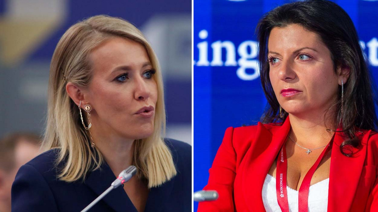 Ksenija Sobčak i Margarita Simonjan