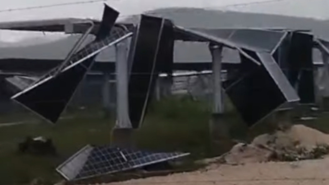 Solarna elektrana pretrpela ogromna oštećenja