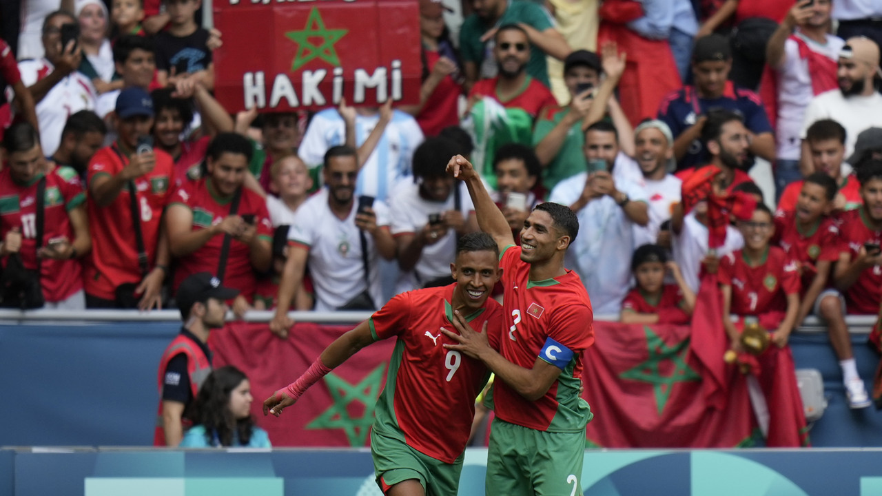 Reprezentativci Maroka Sufijan Rahimi i Ašraf Hakimi