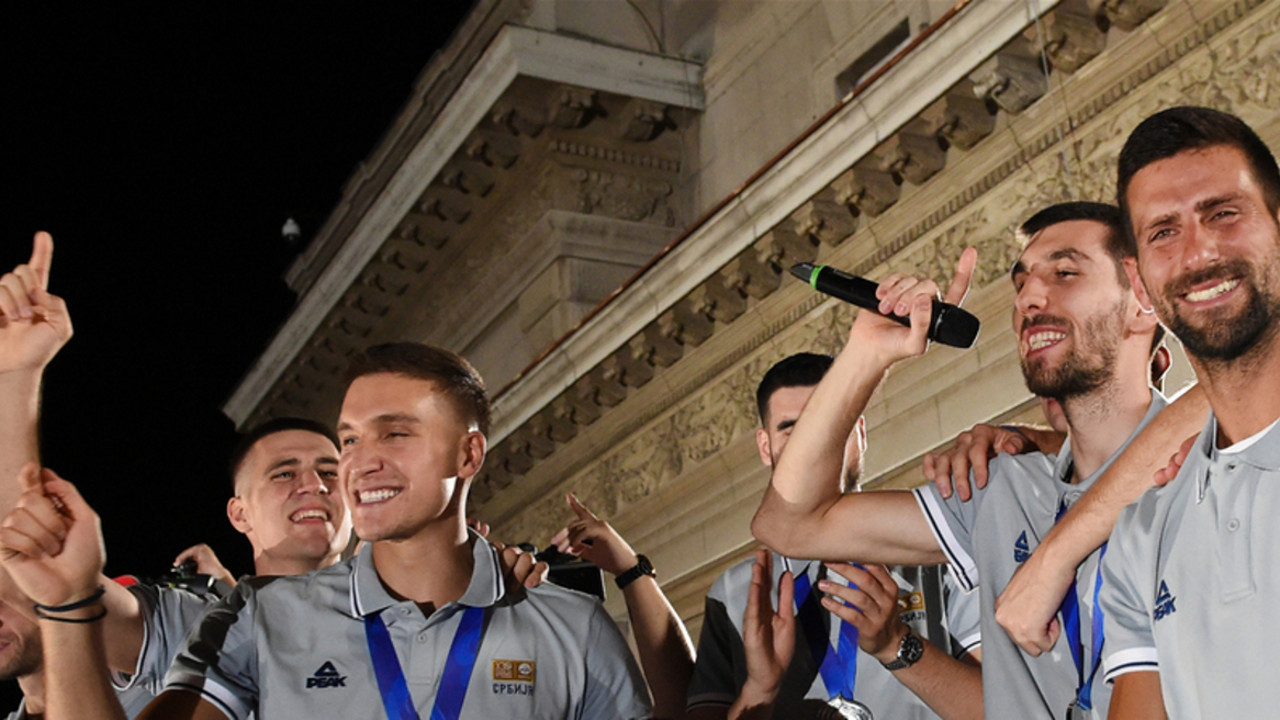Vanja Marinković, Bogdan Bogdanović, Ognjen Dobrić i Novak Đoković