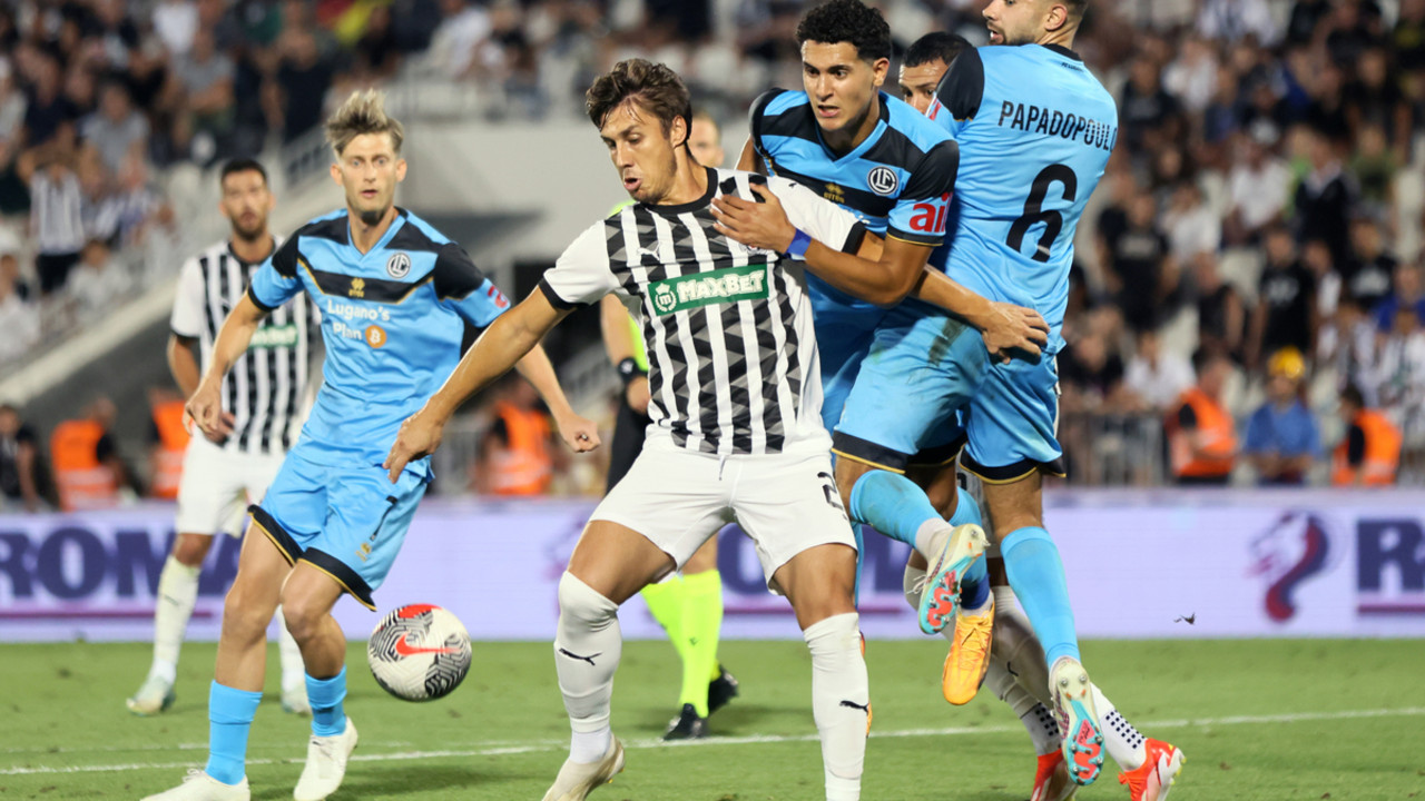 Detalj sa meča Partizan - Lugano