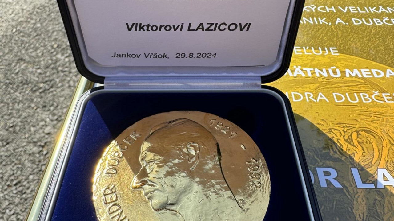 Zlatna medalja Aleksandra Dubčeka