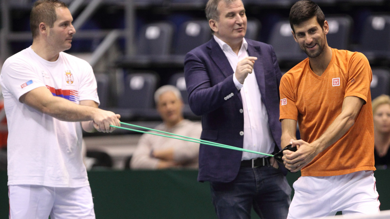 Miljan Amanović, Goran i Novak Đoković