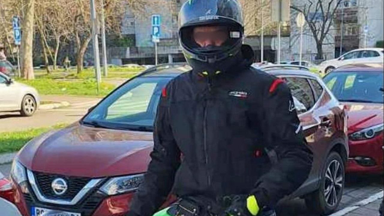 Stradali bajker iz Beograda