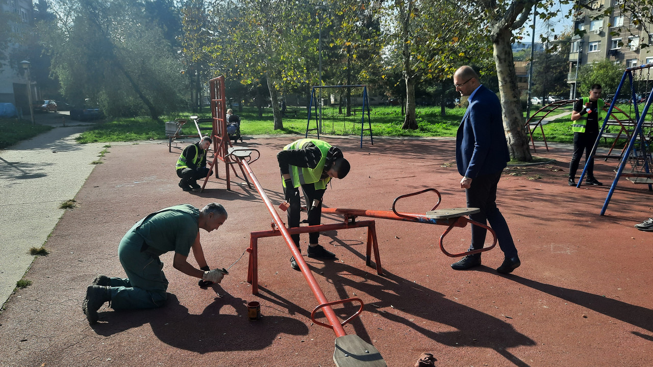 Omladinska Radna Brigada "Branko Pešić" Uređuje Park "Jelovac"