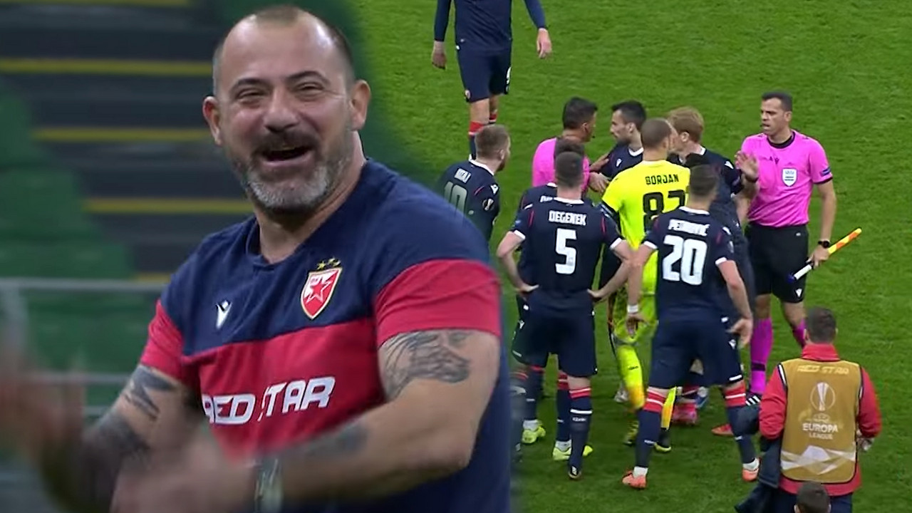 Manzano na meču Milana i Zvezde