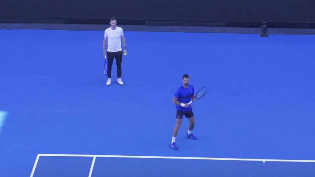 Novak i Endi odrađuju prvi zajednički trening