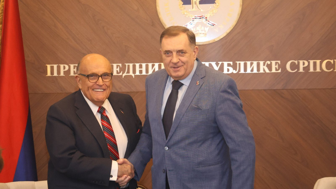 Rudolf Đulijani i Milorad Dodik