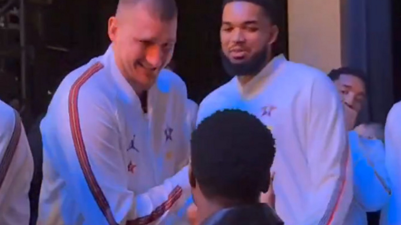 Nikola Jokić i Kevin Hart