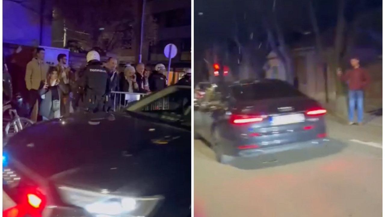 Napad na vozilo premijera