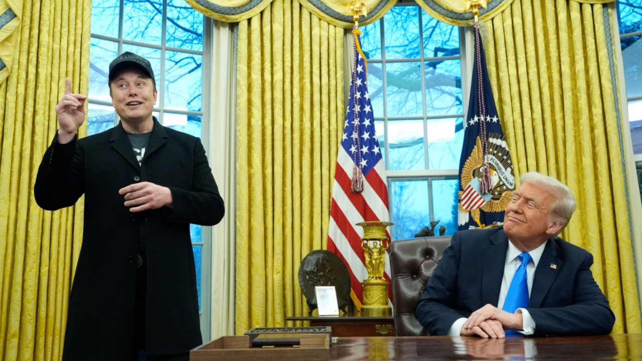 Ilon Mask i Donald Tramp
