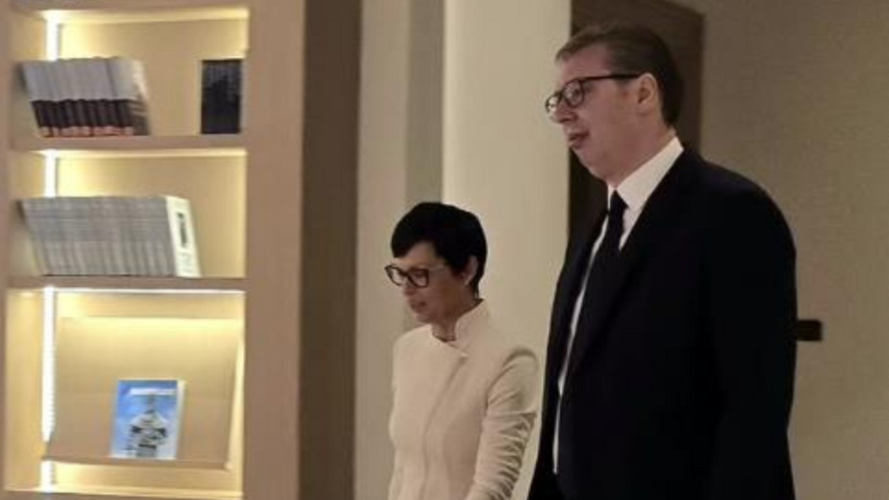 Marta Kos i Aleksandar Vučić