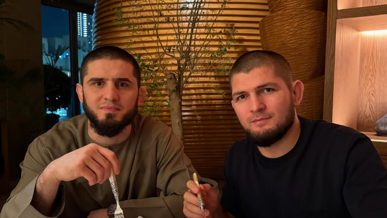 Islam Mahačev i Habib Nurmagomedov