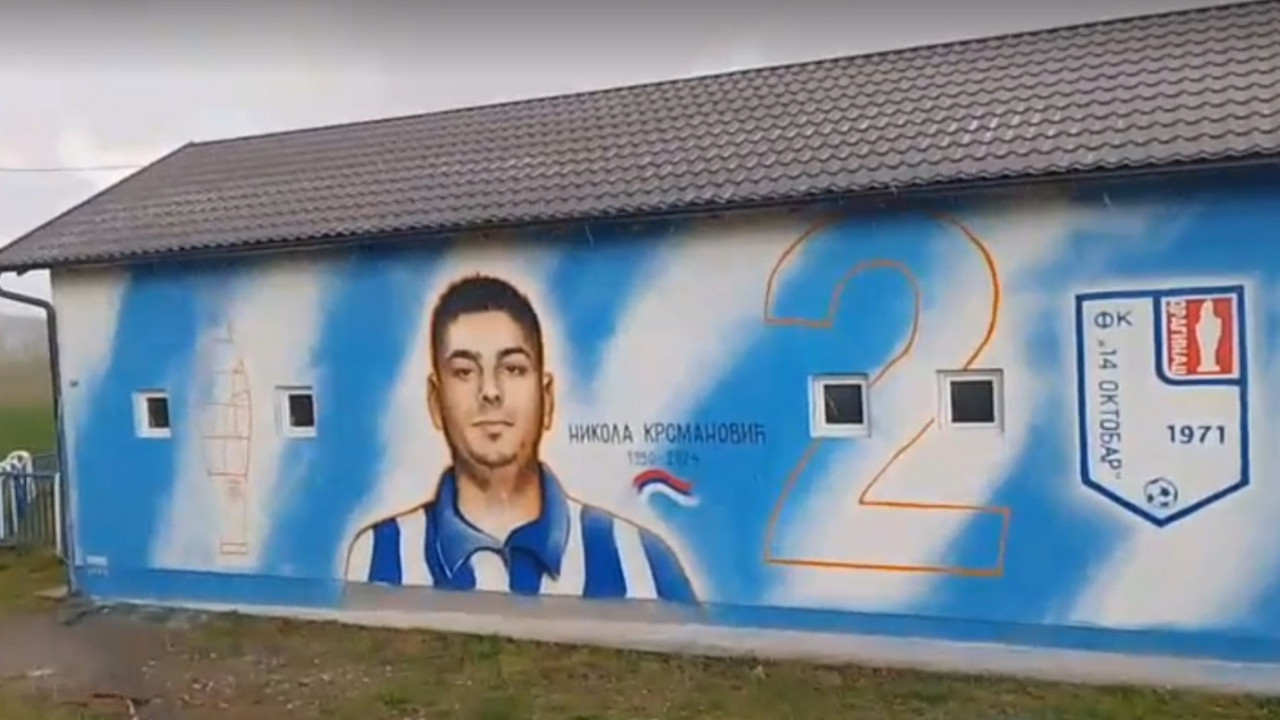 Mural posvećen heroju