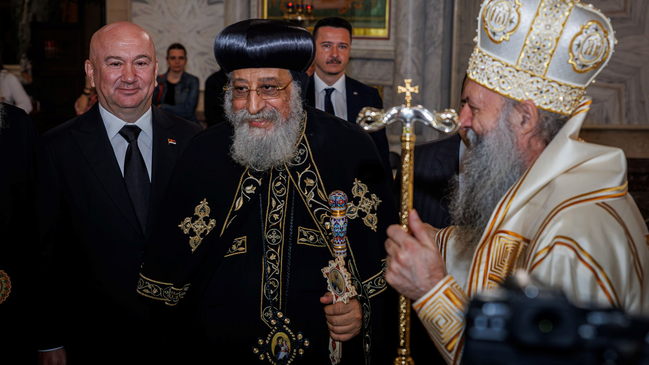 Patrijarh Porfirije i Patrijarh Koptske crkve
