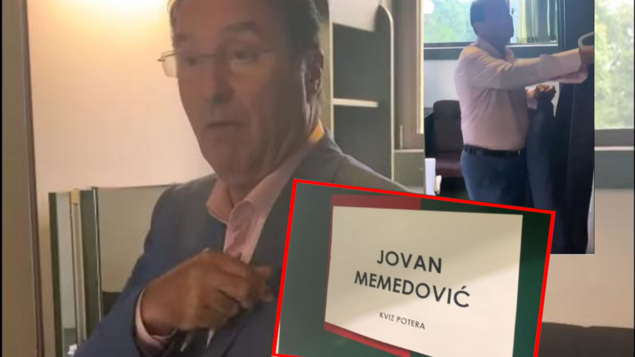Jovan Memedović se sprema u garderobi za kviz "Potera"