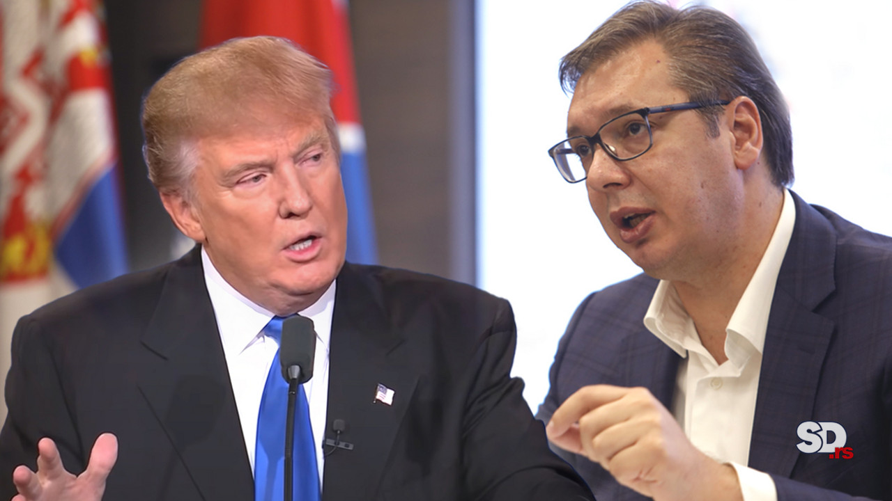 Donald Tramp i Aleksandar Vučić